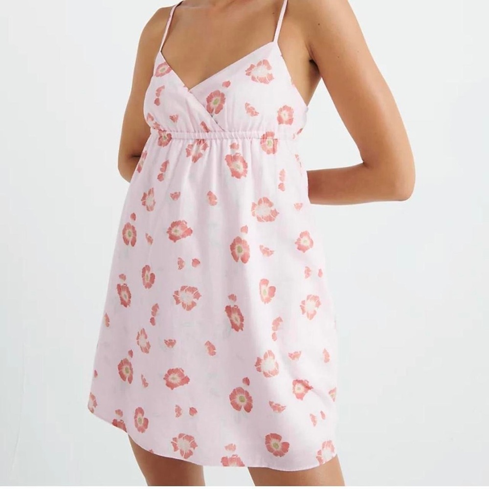 Aritzia Sunday Best Ramona Mini Dress Pink Florals (S)